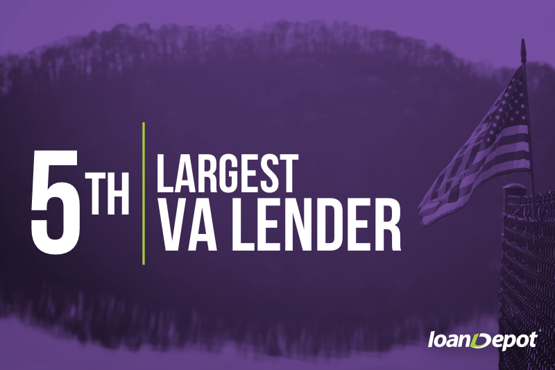 loanDepot is Fifth Largest VA Lender