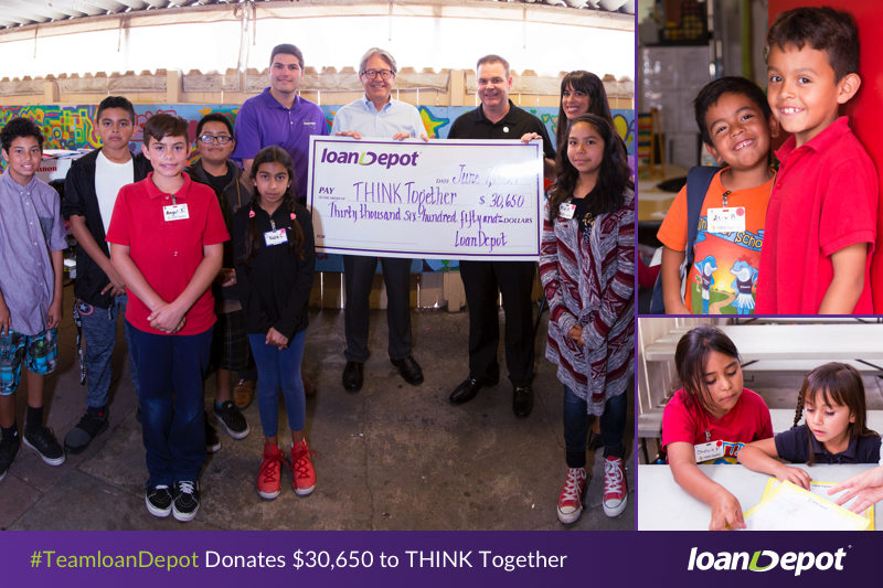 TeamloanDepot donates to THINK Together